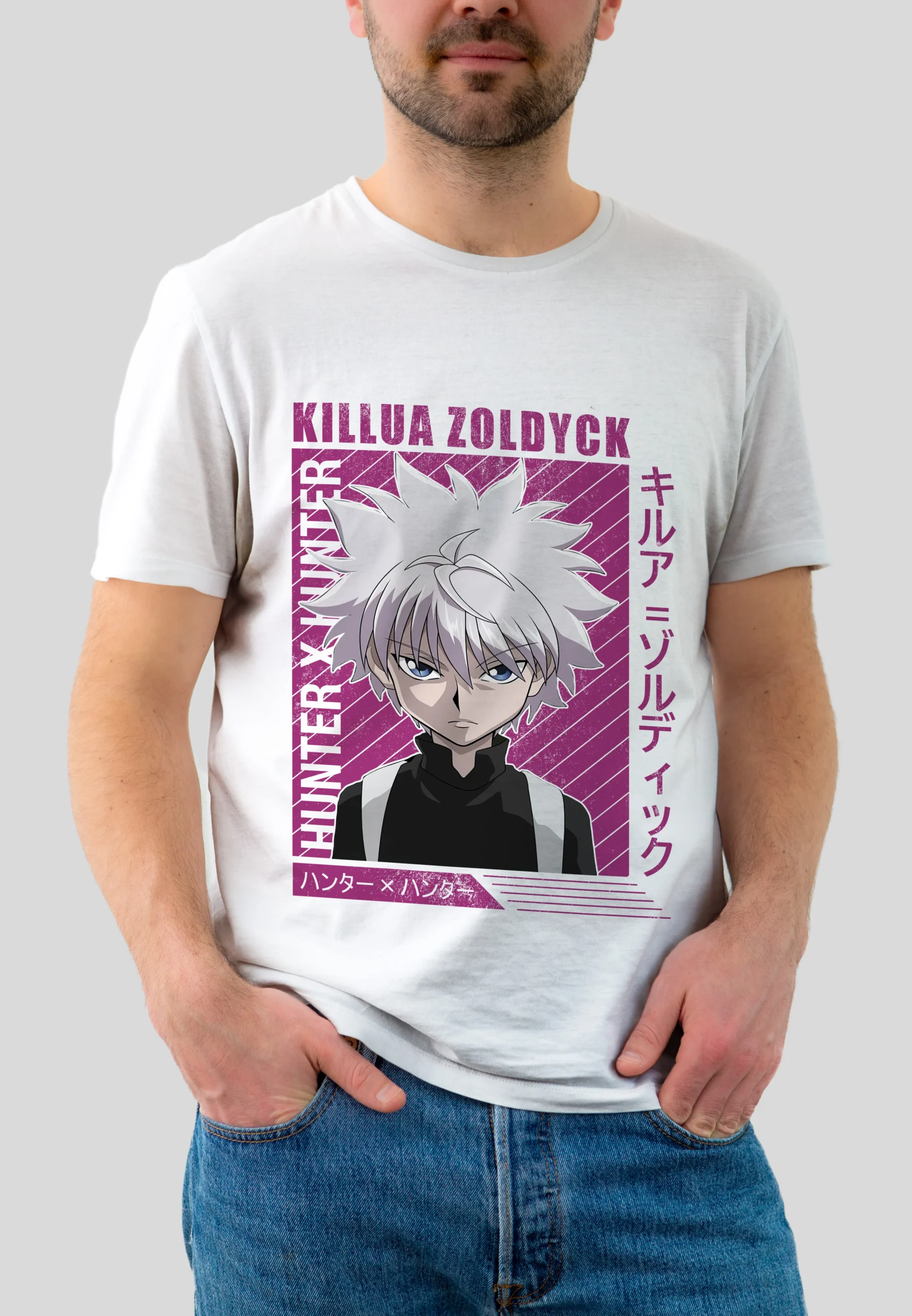Killua Zoldyck 9 tshrt046 face
