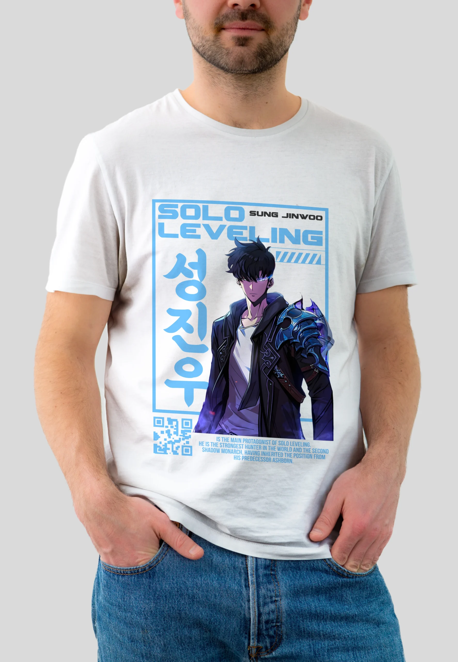Sung Jin Woo 10 tshrt046 face