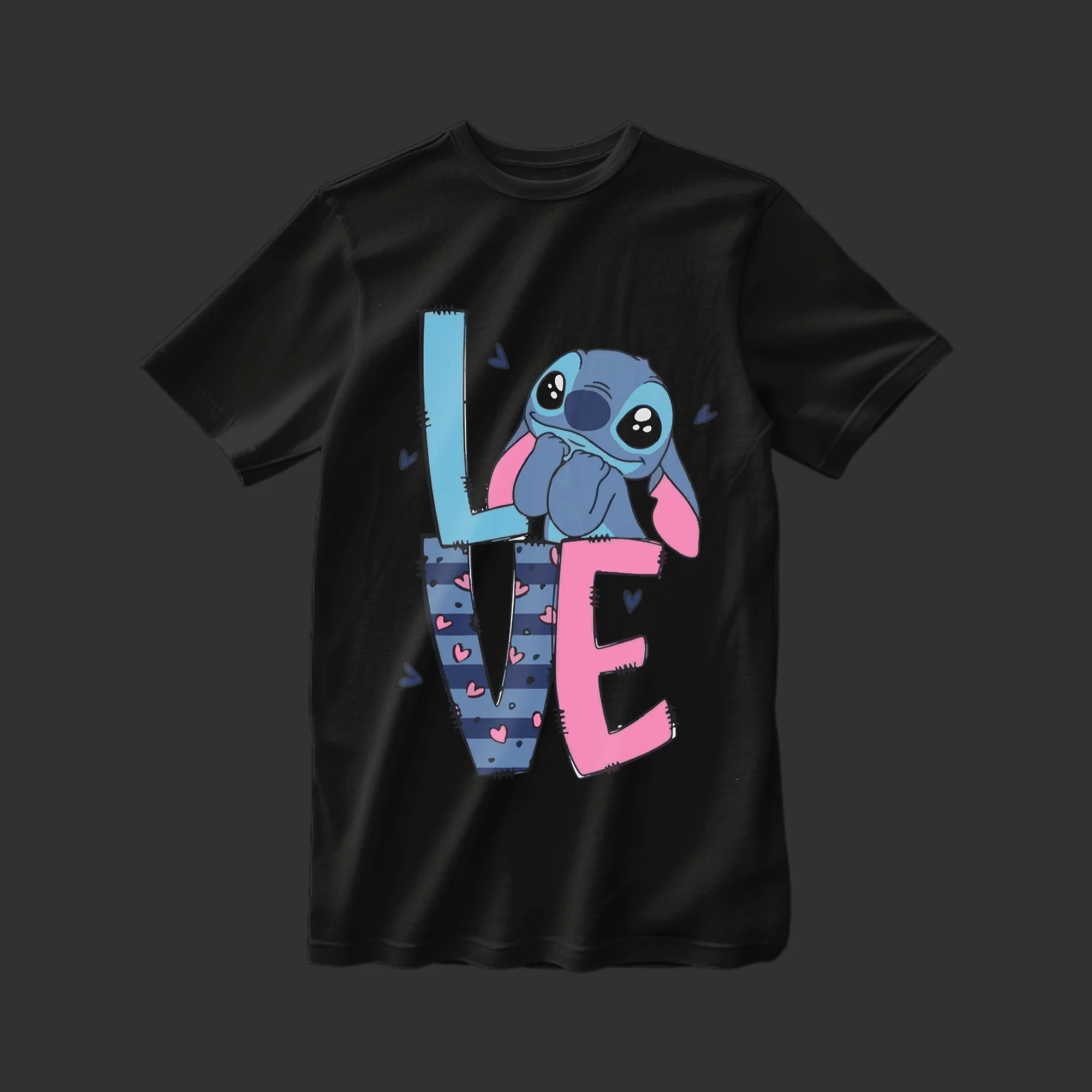 Stitch Love Cartoon T-shirt