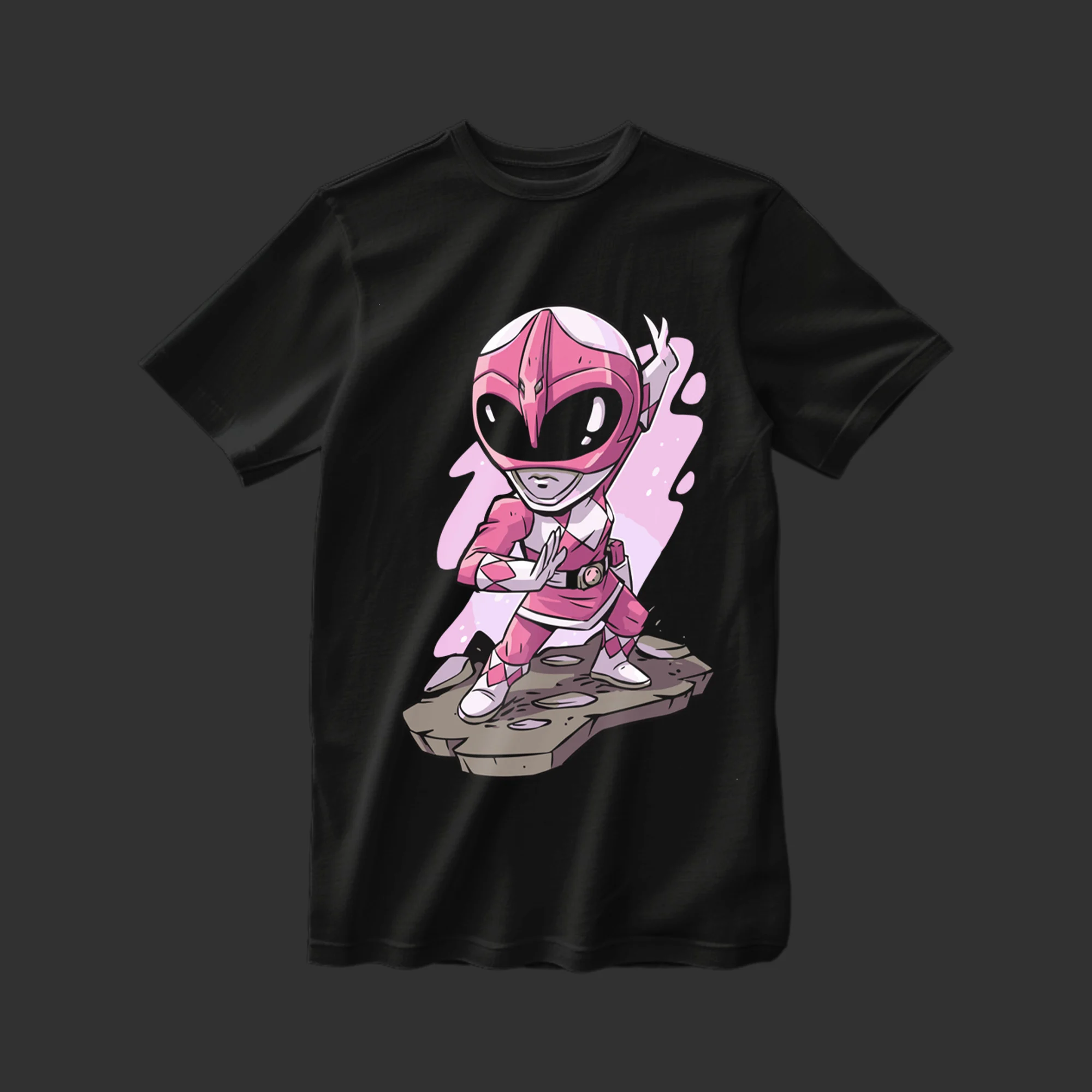 Power Rangers Rose Cartoon T-shirt