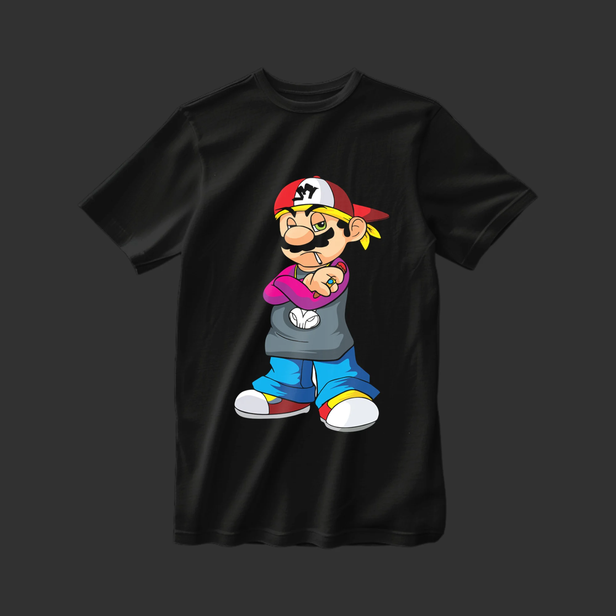 Super Mario Gangster T-shirt