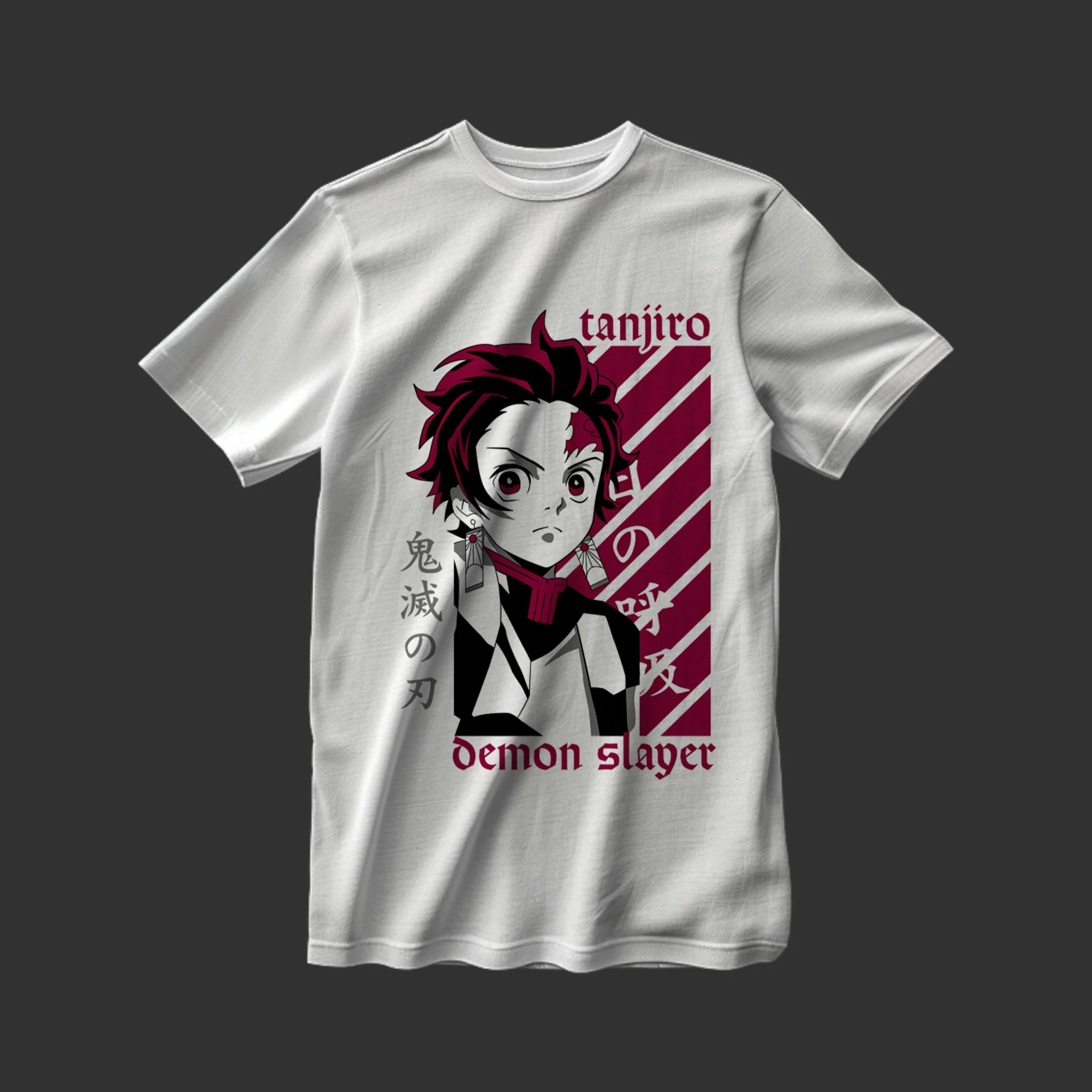 DEMON SLAYER-03 FRONT WHITE