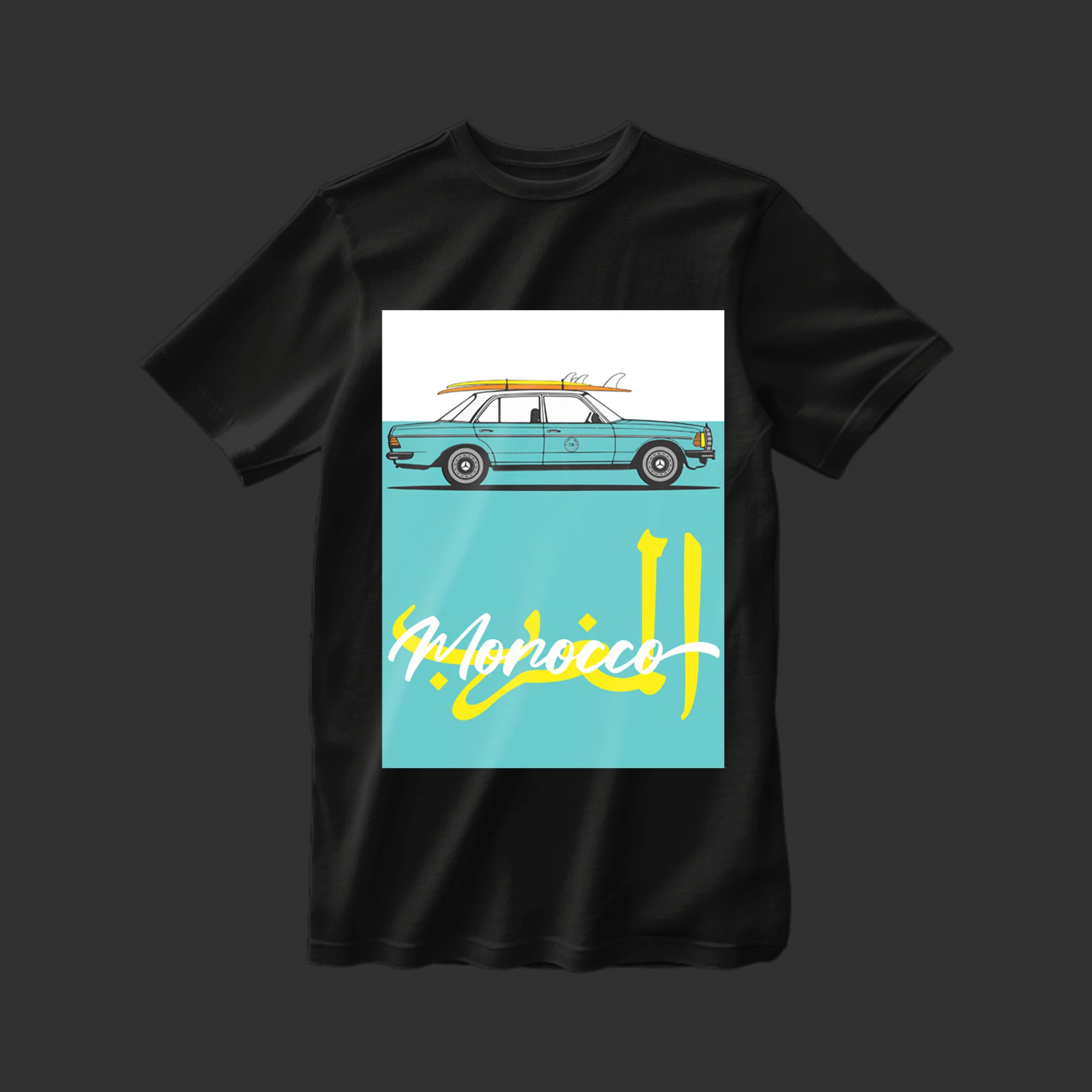 Taxi Bleu Ciel T-shirt