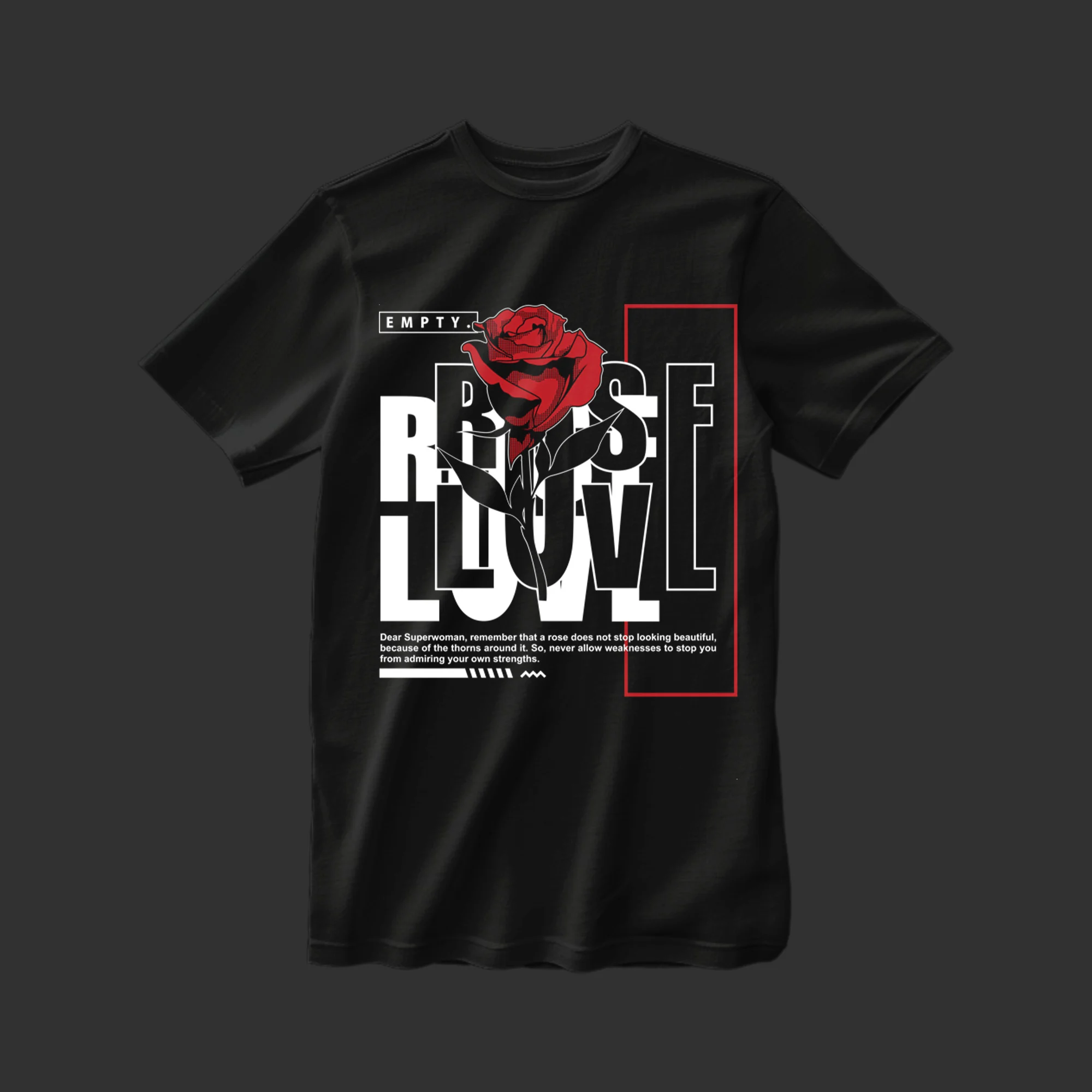 Empty Rose Love T-shirt
