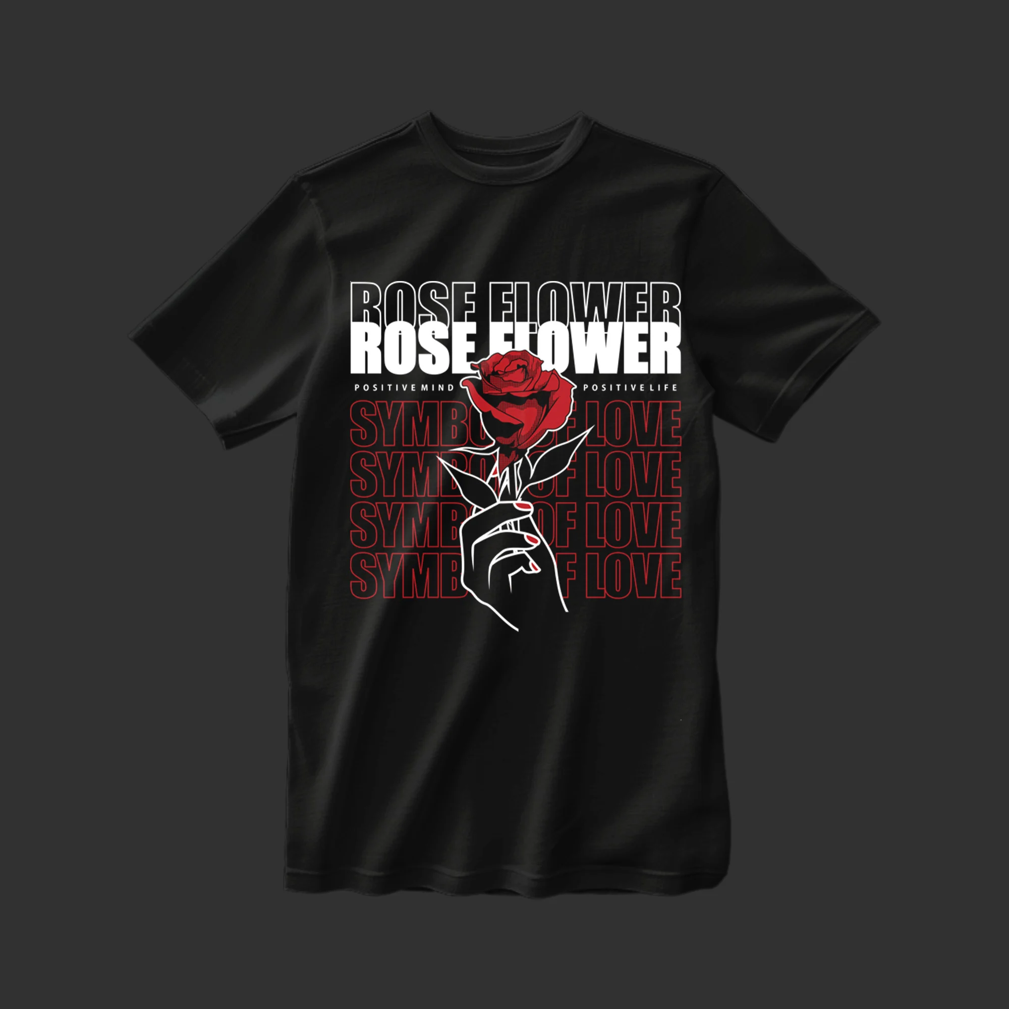 Rose Flower Symbol Of Love T-shirt